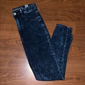 High-waisted (Sky High) Dark AE Jeggings